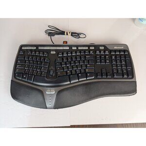 Microsoft Natural Ergonomic Keyboard 4000 USB Wired - Cleaned